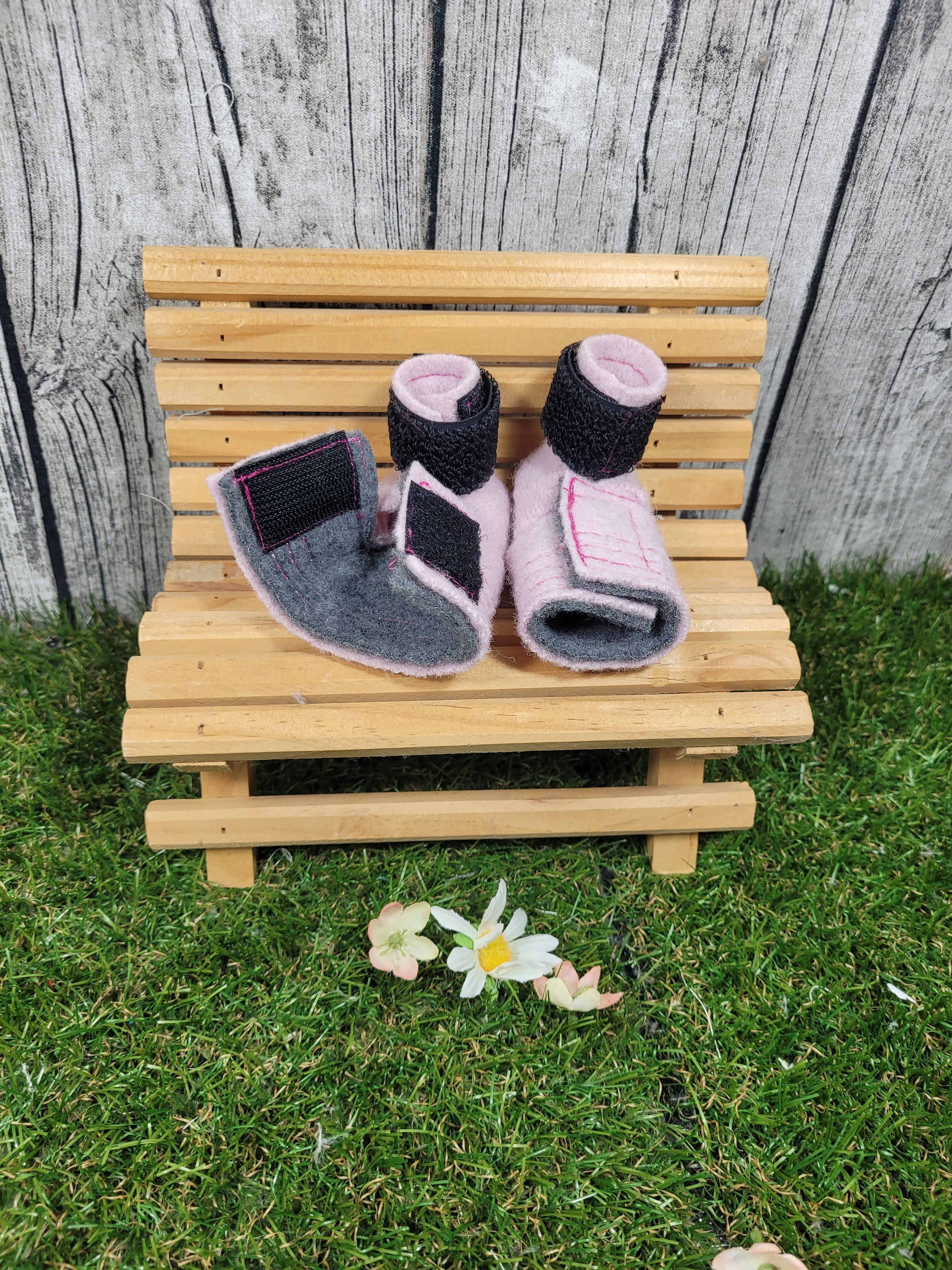 Brittas Bunte Bunny Boots - Größe L - Pfotenumfang von ab 9,5 cm