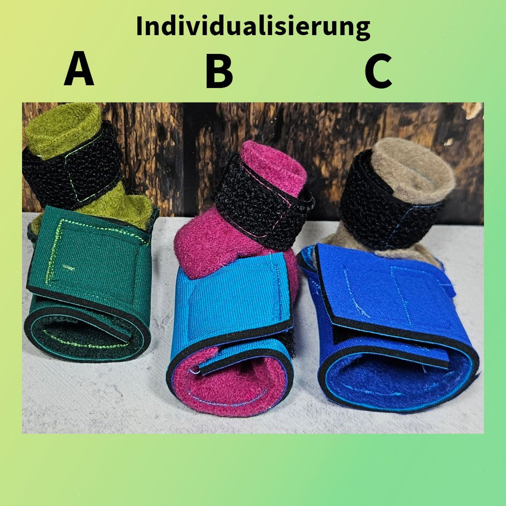 Brittas Bunte Bunny  Outdoorboots Größe L - Pfotenumfang ab 9,5 cm