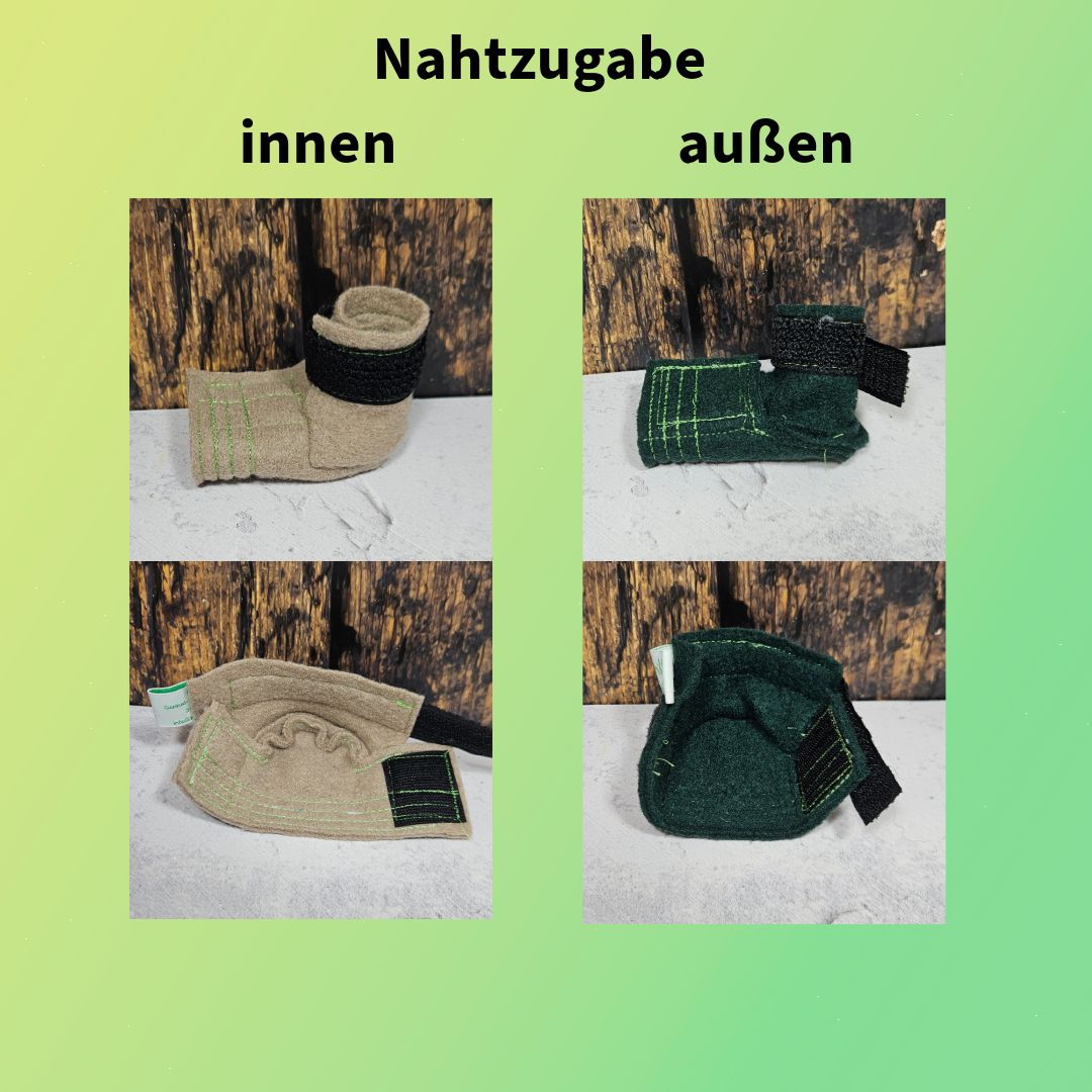 Brittas Bunte Bunny Boots - Größe L - Pfotenumfang von ab 9,5 cm