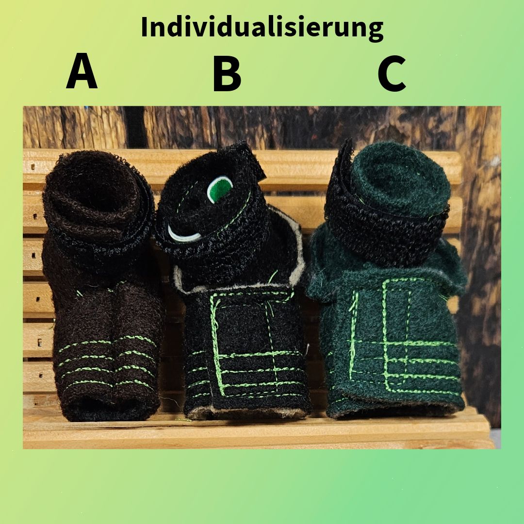 Brittas Bunte Bunny Boots - Größe S - Pfotenumfang 7,5 cm bis 9,5 cm