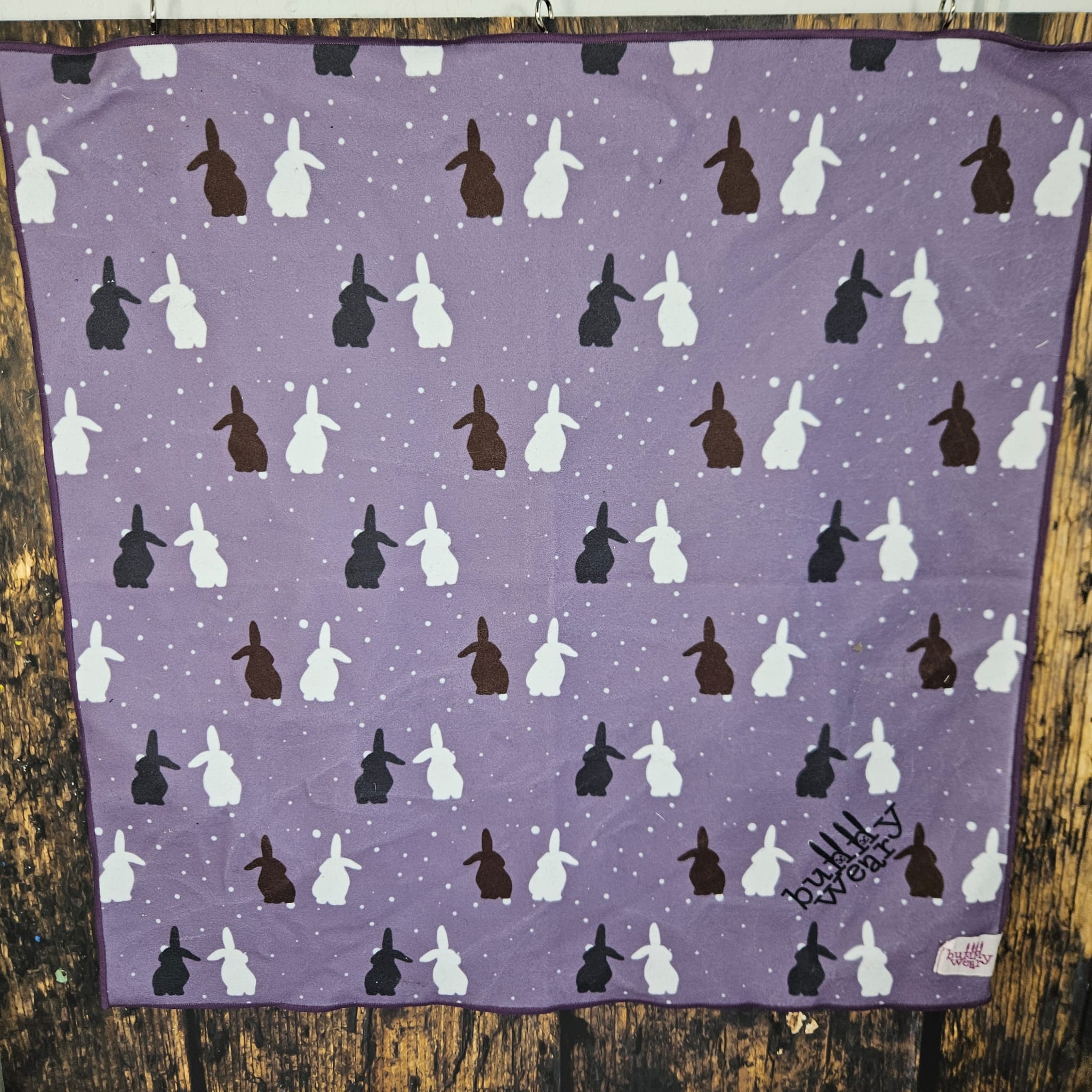 bunter bunny wrap 50 x 50 cm