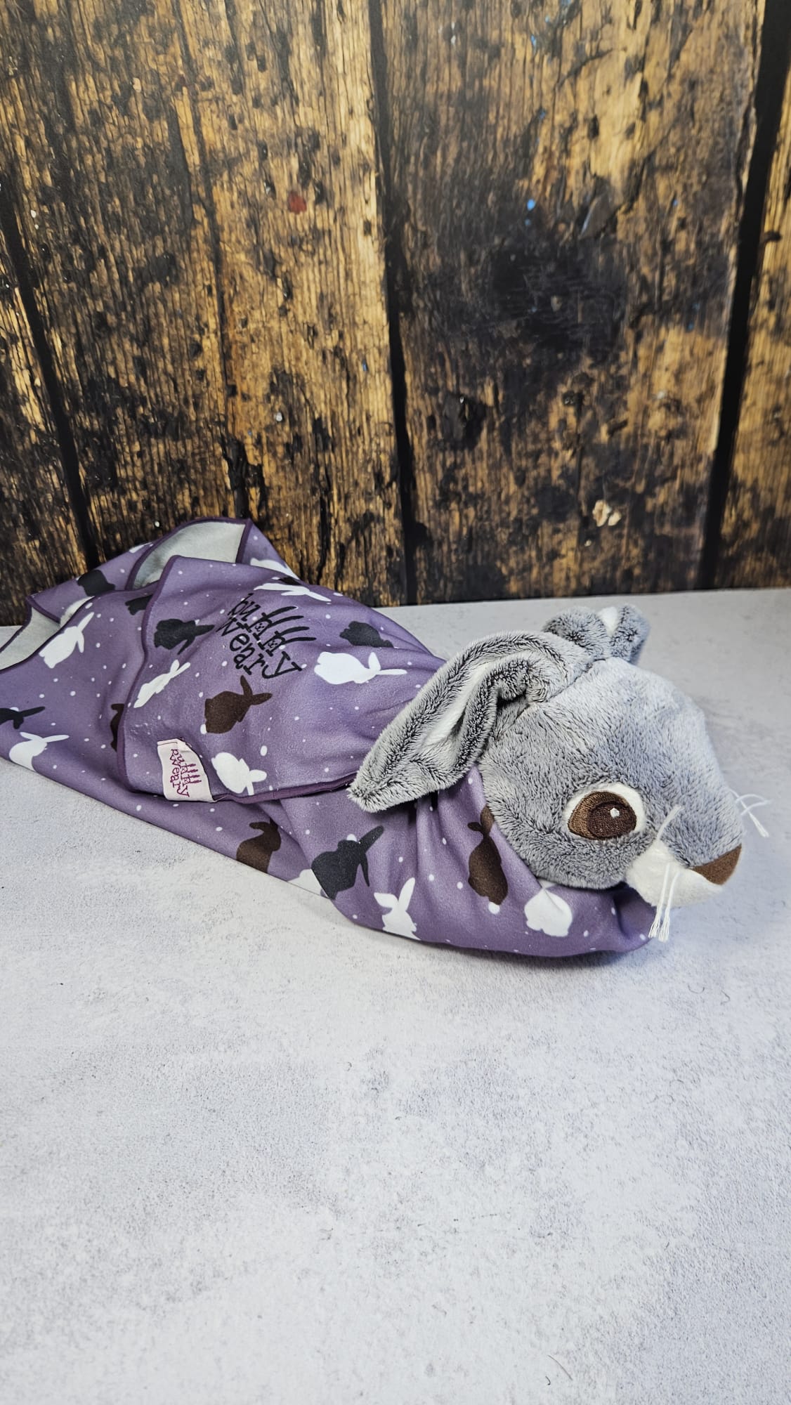 bunter bunny wrap 50 x 50 cm