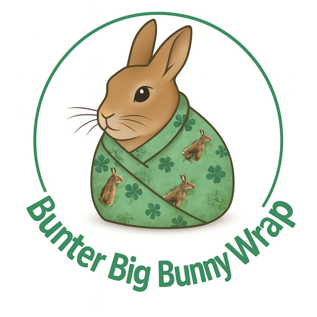 bunter big bunny wrap - für die großen Kaninchen - 65 x 80cm