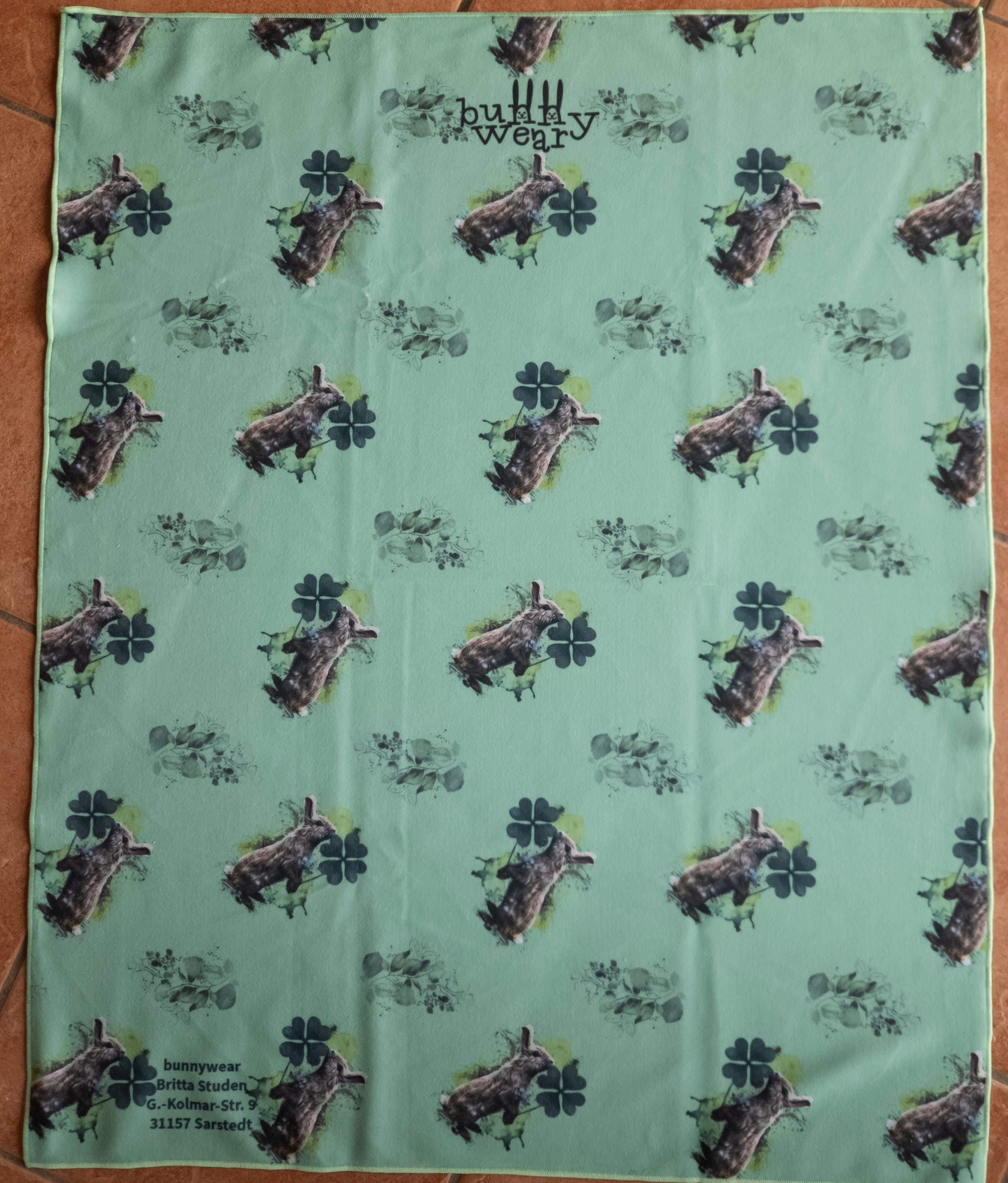 bunter big bunny wrap - für die großen Kaninchen - 65 x 80cm