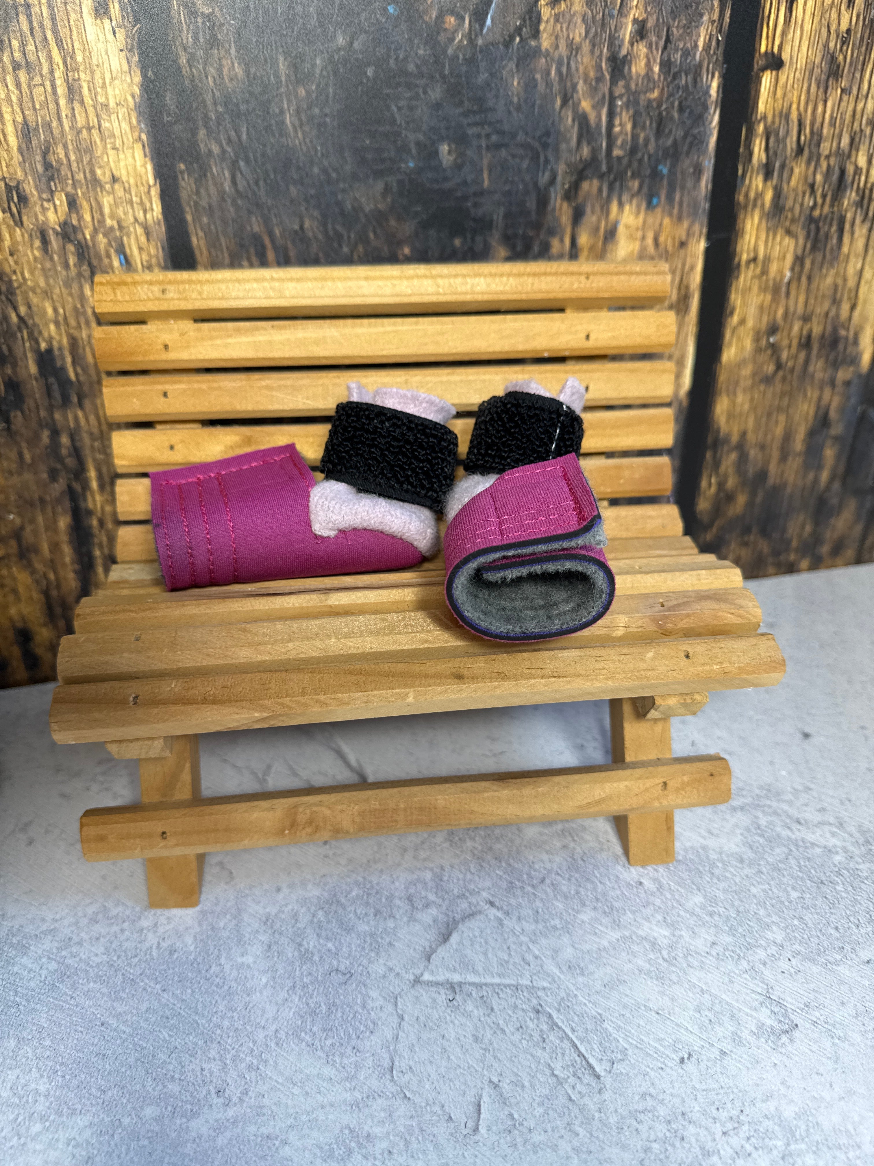 Outdoor Boots Second Life – Größe S puderrosa/pink, Naht innen