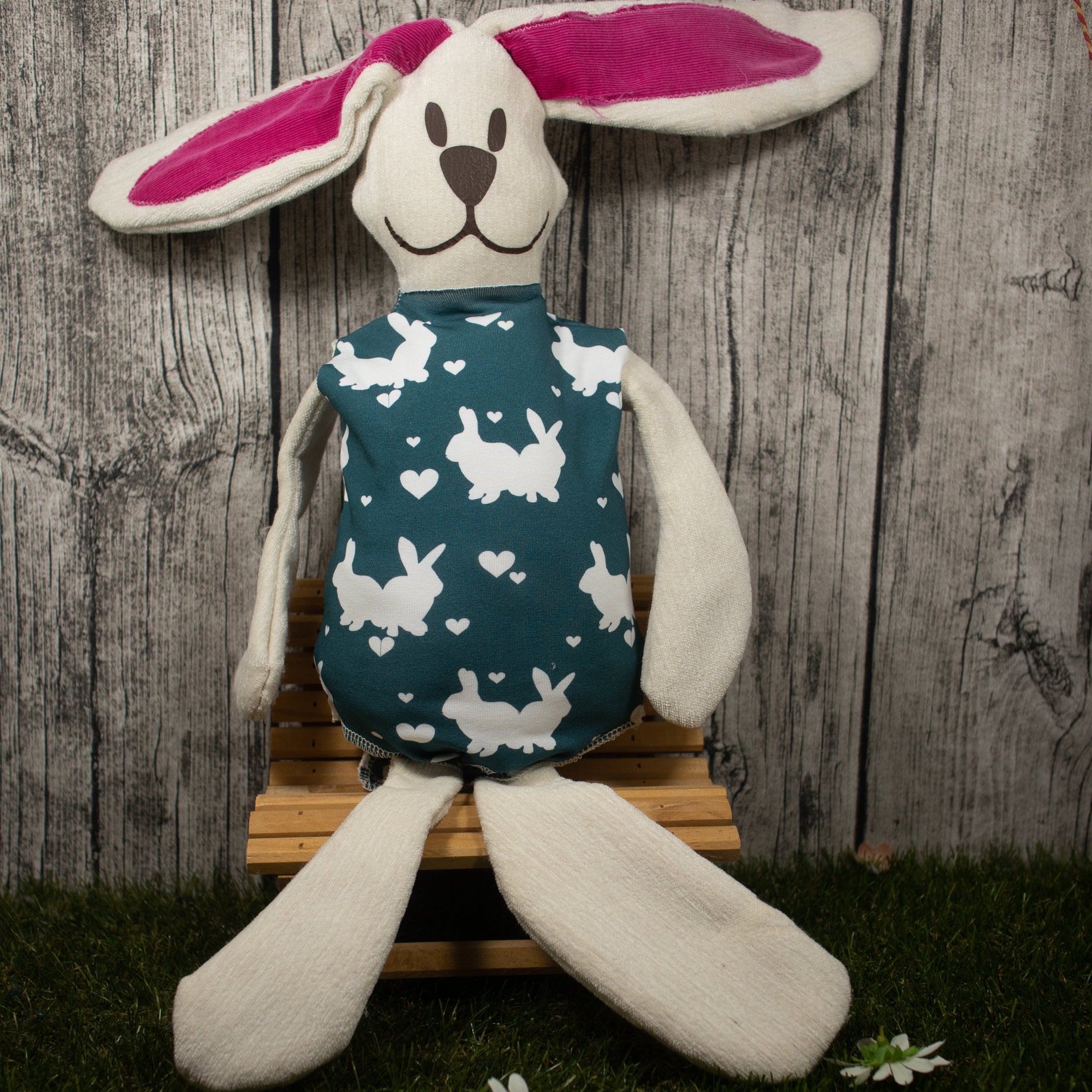 bunter bunny body - Bunnyliebe - weiße Liebe