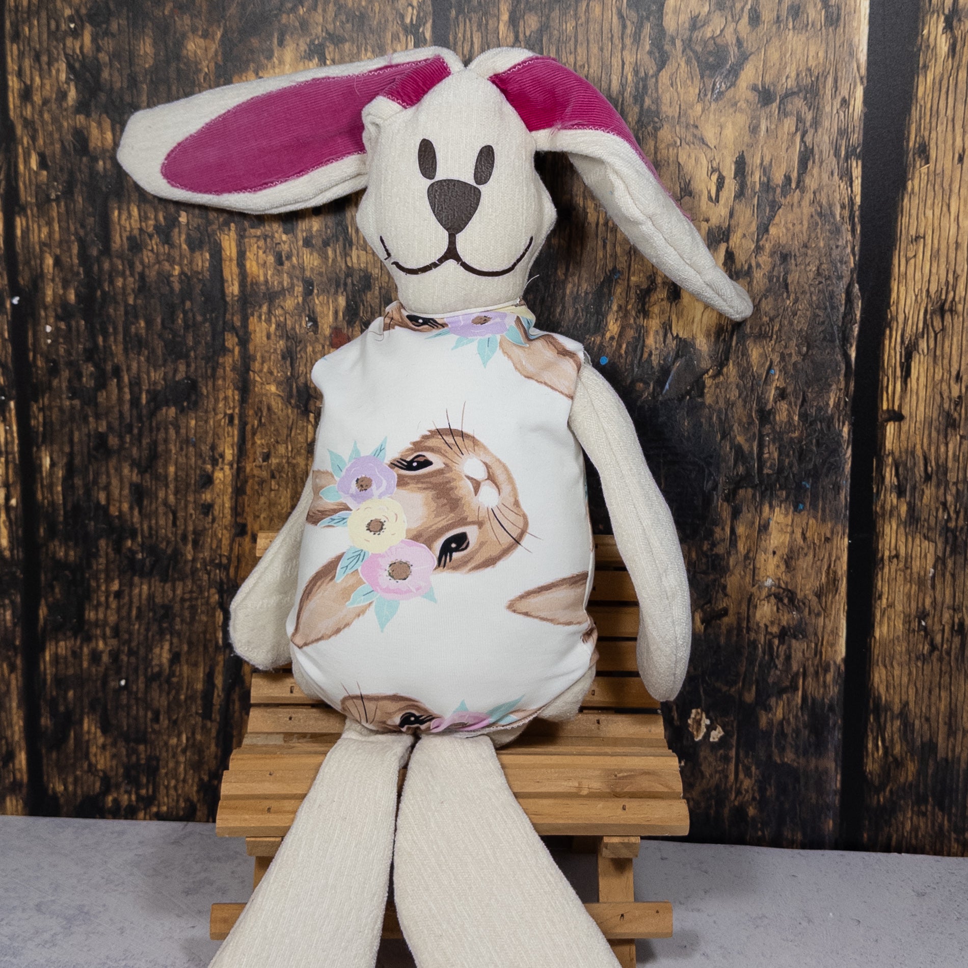 bunter bunny body - Blumenhäschen