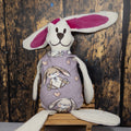 bunter bunny body - Schlappohr-Häschen mauve