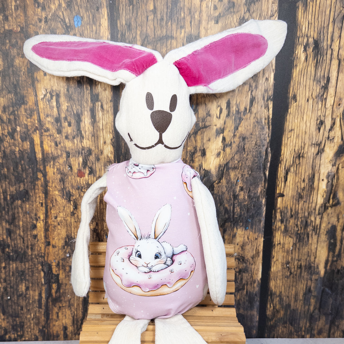 bunter bunny body - Häschen im Donut