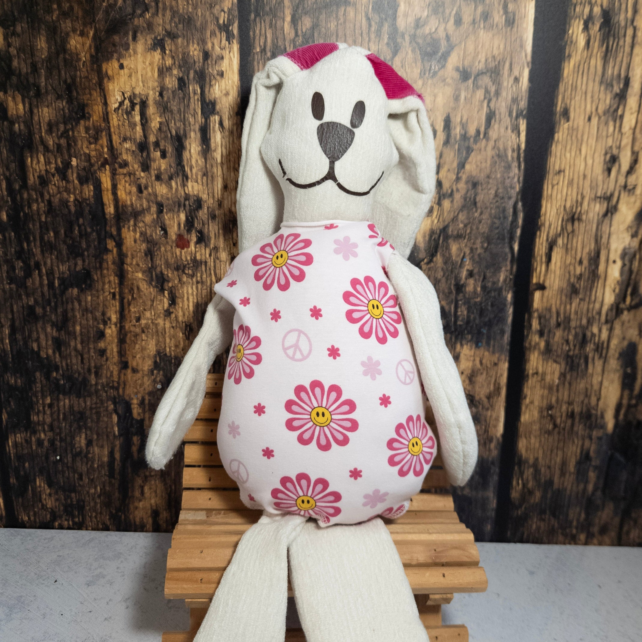 bunter bunny body - smiley-Blumen